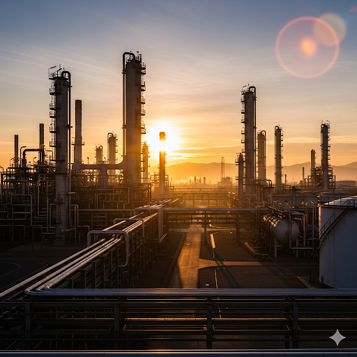 Industrieanlage Raffinerie